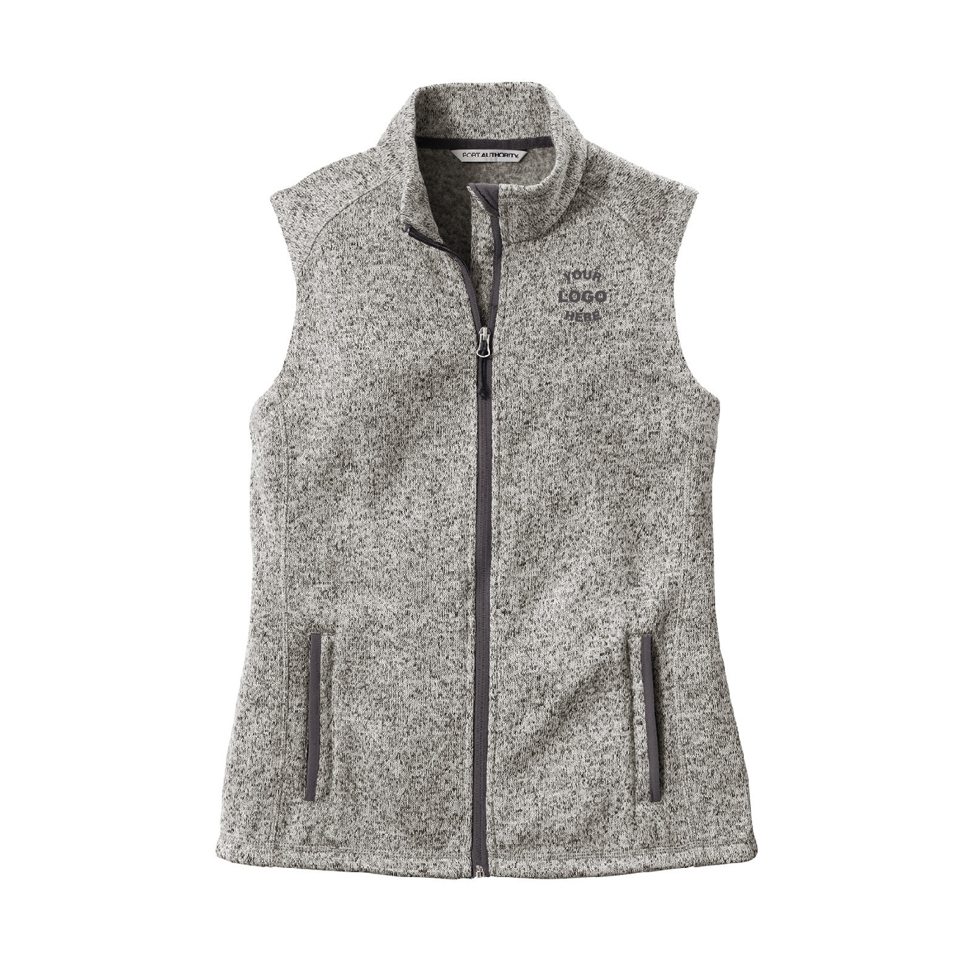 Ladies Sweater Fleece Vest