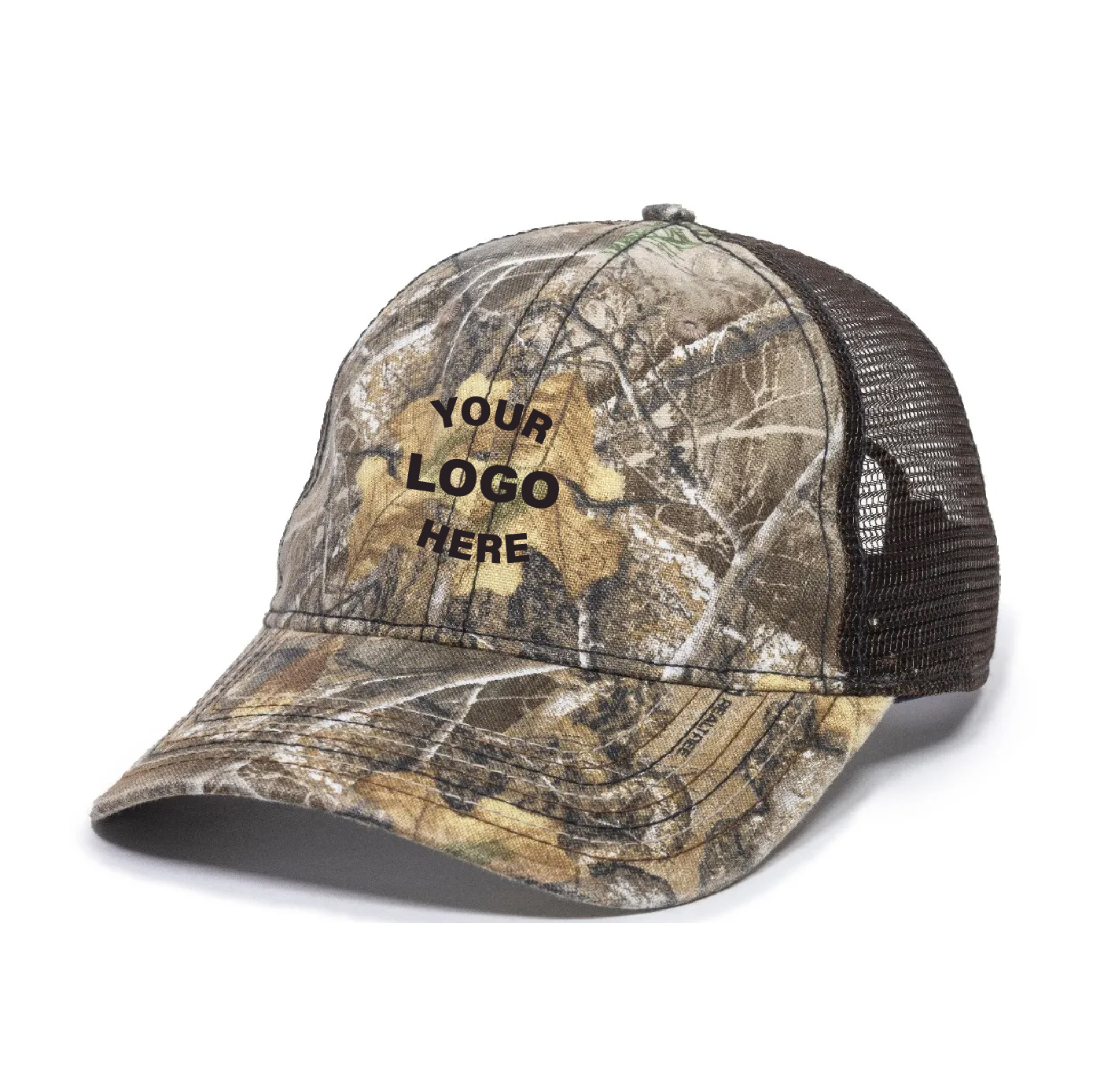 Outdoor Cap Camo Cap with Flag Undervisor