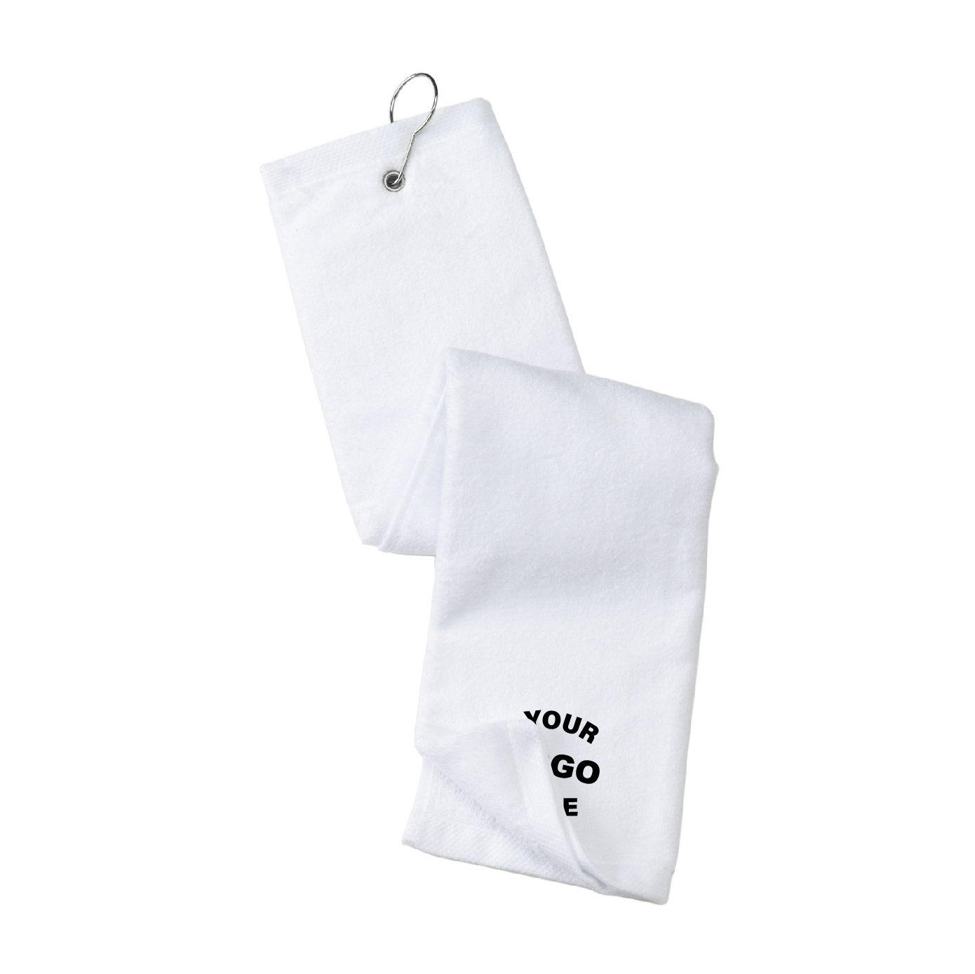 Grommeted Tri-Fold Golf Towel