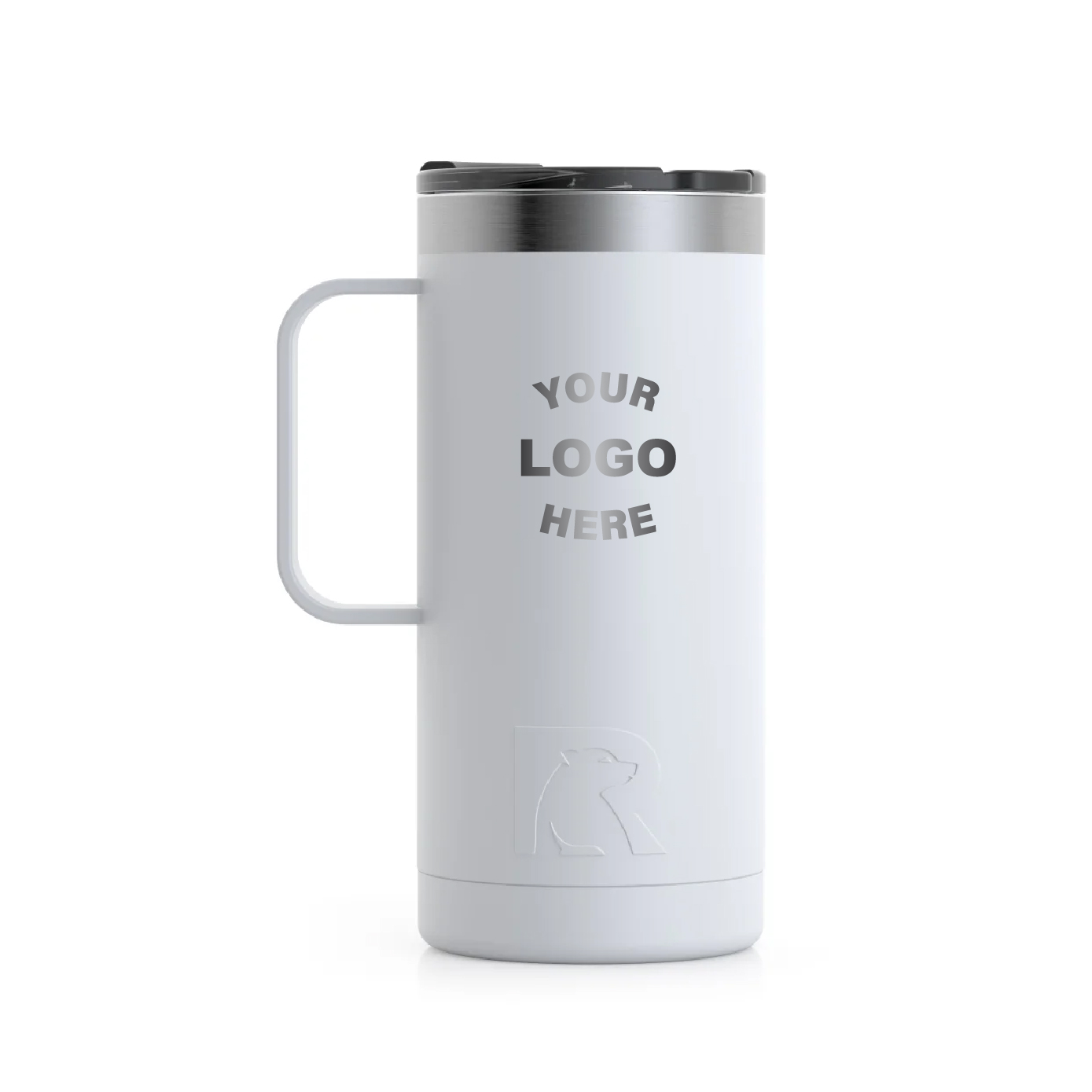 RTIC 16 oz. Travel Mug - White