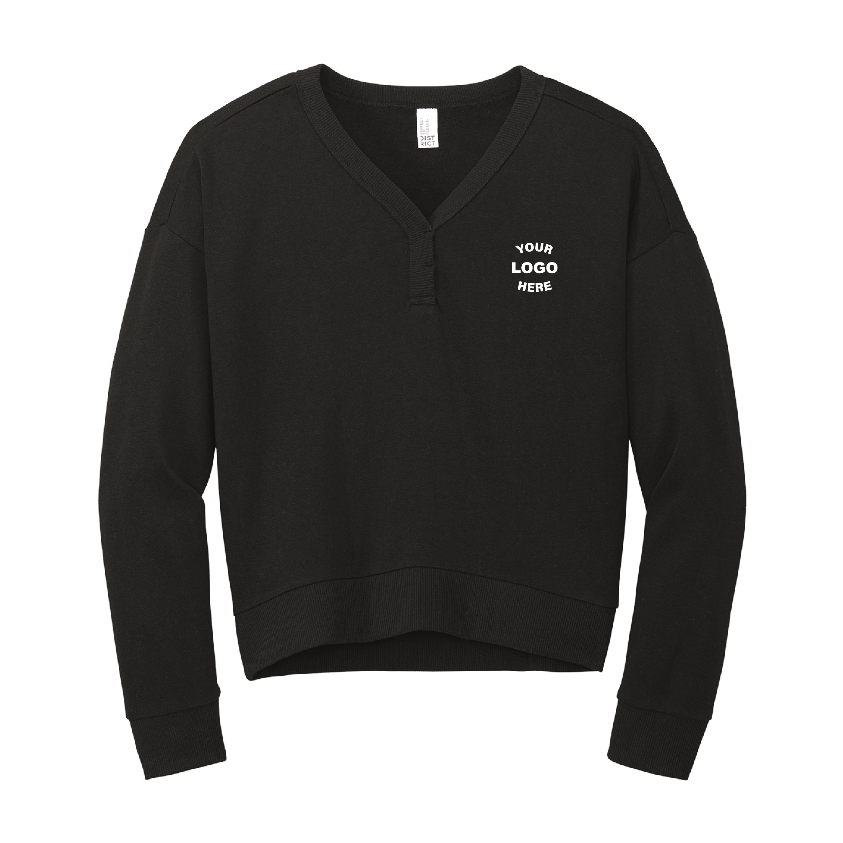 District Women's Perfect Tri Fleece V-Neck Sweatshirt