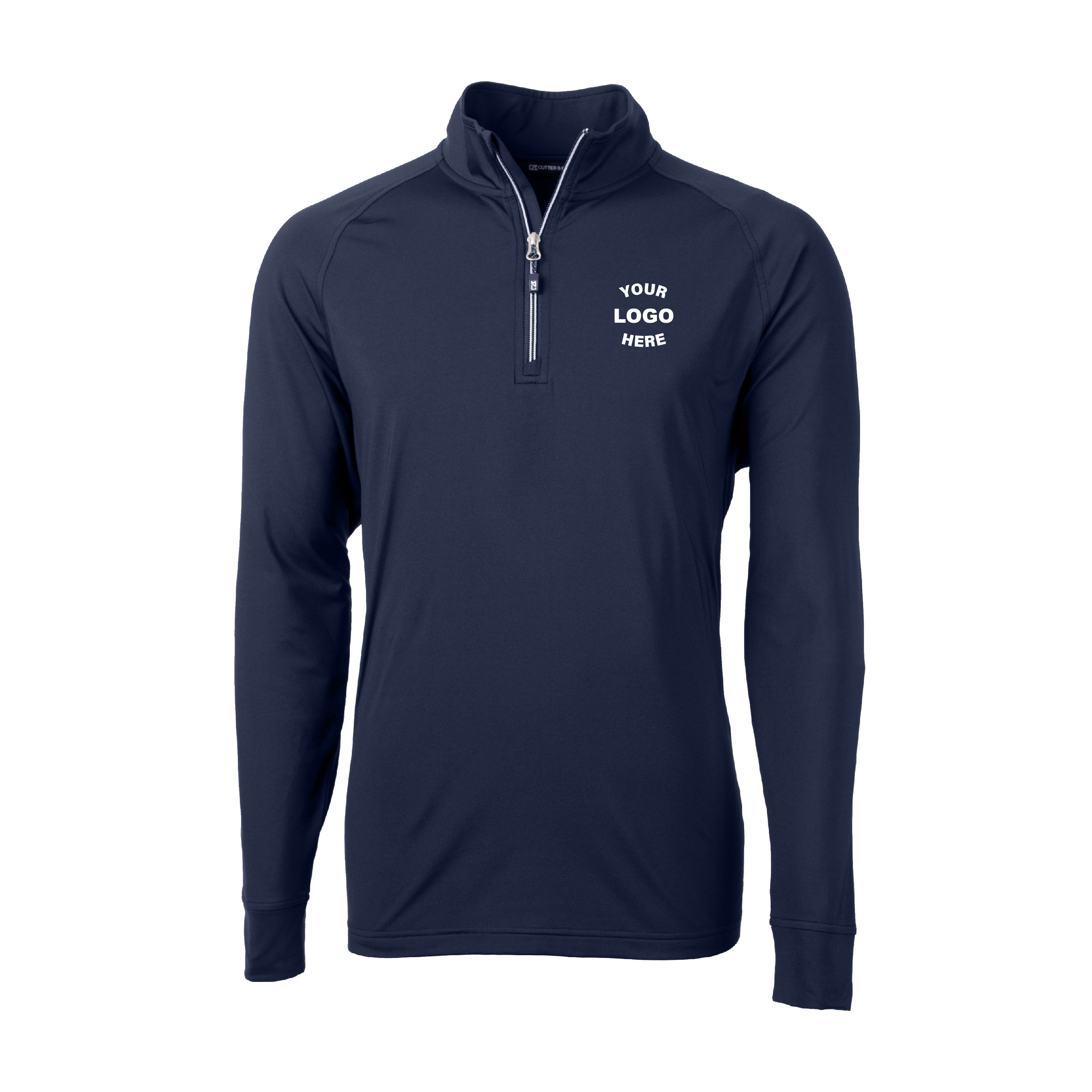 Cutter & Buck Adapt Eco Knit Recycled Mens 1/4 Zip Pullover